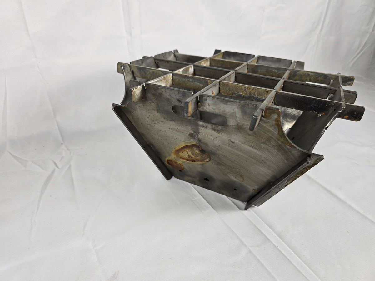 Large Firepit with top slats