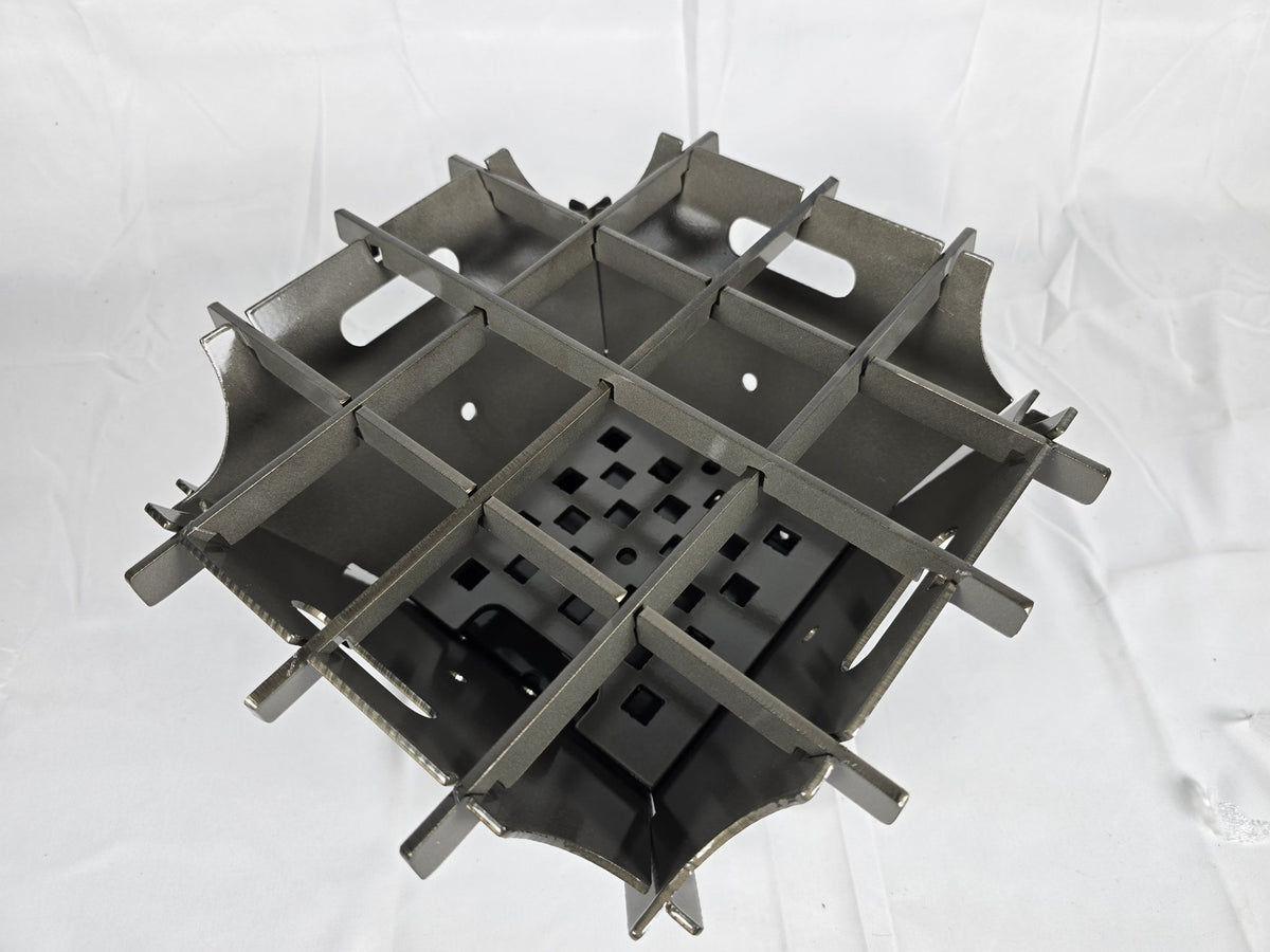 Large Firepit with top slats
