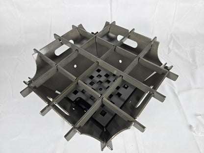 Large Firepit with top slats