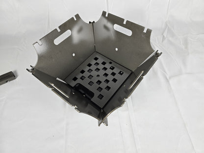 Large Firepit with top slats