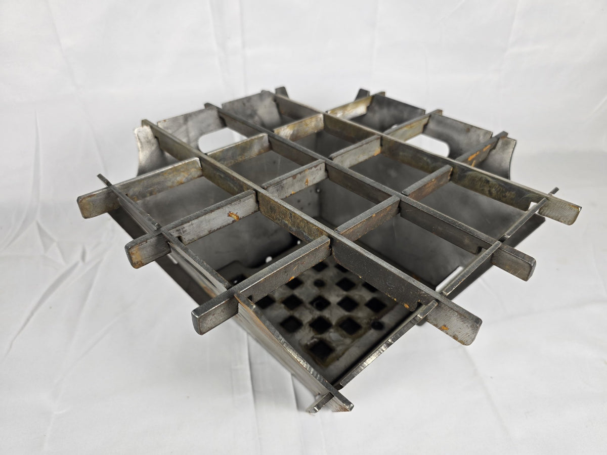Large Firepit with top slats