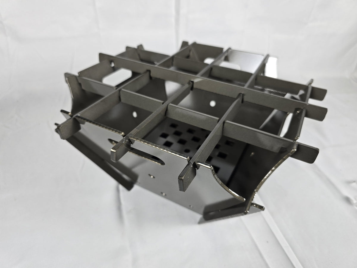 Large Firepit with top slats