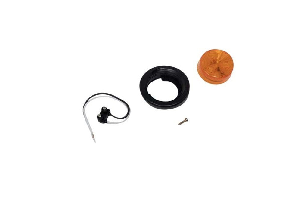 Optronics® LED Clearance Marker Light Kit, 2" Amber Round, 3 Diode, P2 Rated
