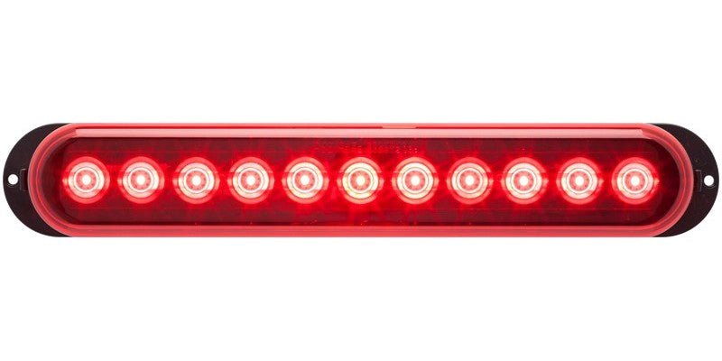 Optronics® LED Stop, Turn & Tail Light, 12.88" Red Bar Light, 11 Diode, Thinline