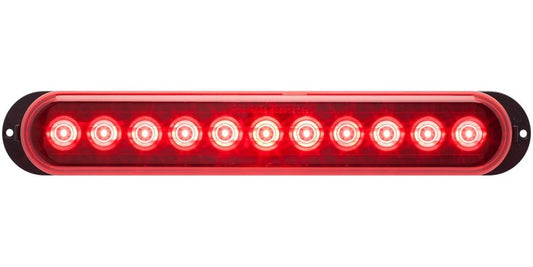 Optronics® LED Stop, Turn & Tail Light, 12.88" Red Bar Light, 11 Diode, Thinline