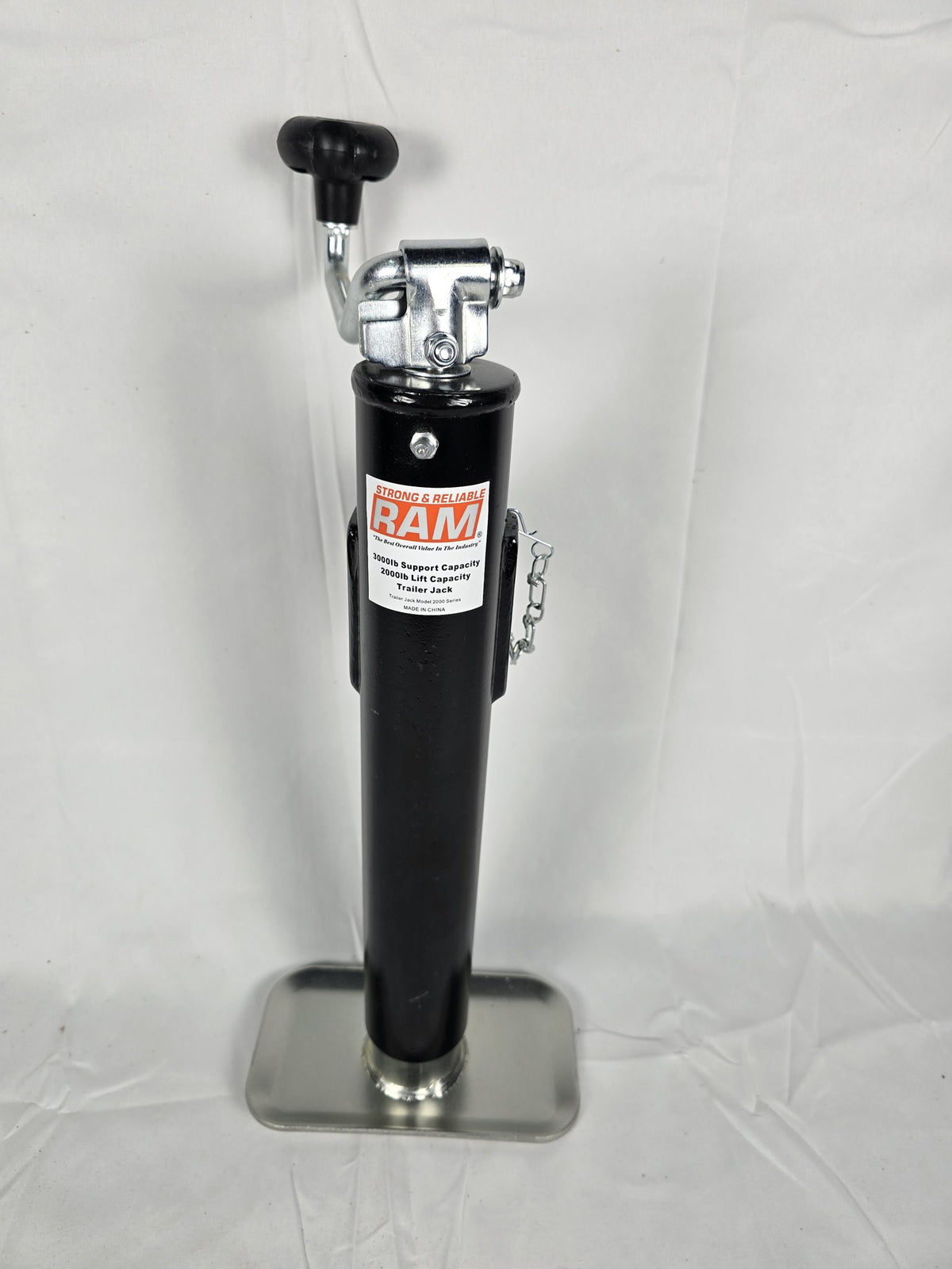 RAM 2,000 lb Trailer Jack with Footplate (2000 Series)