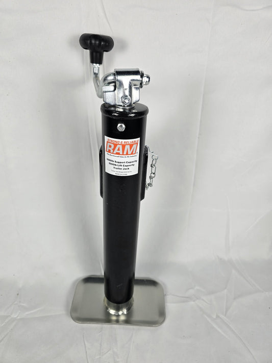 RAM 2,000 lb Trailer Jack with Footplate (2000 Series)