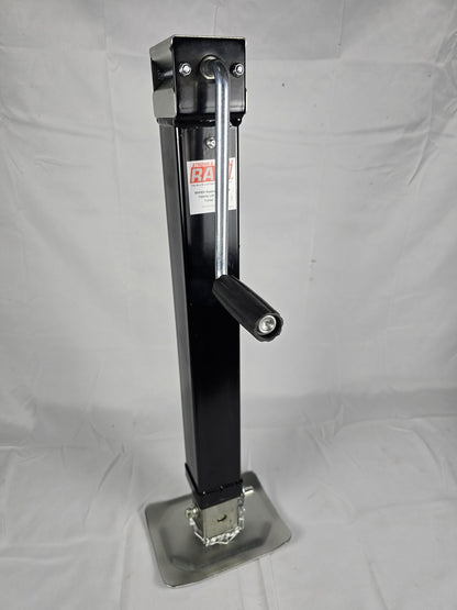 RAM 8,000 lb Square Top-Wind Drop-Leg Jack (8000 Series)